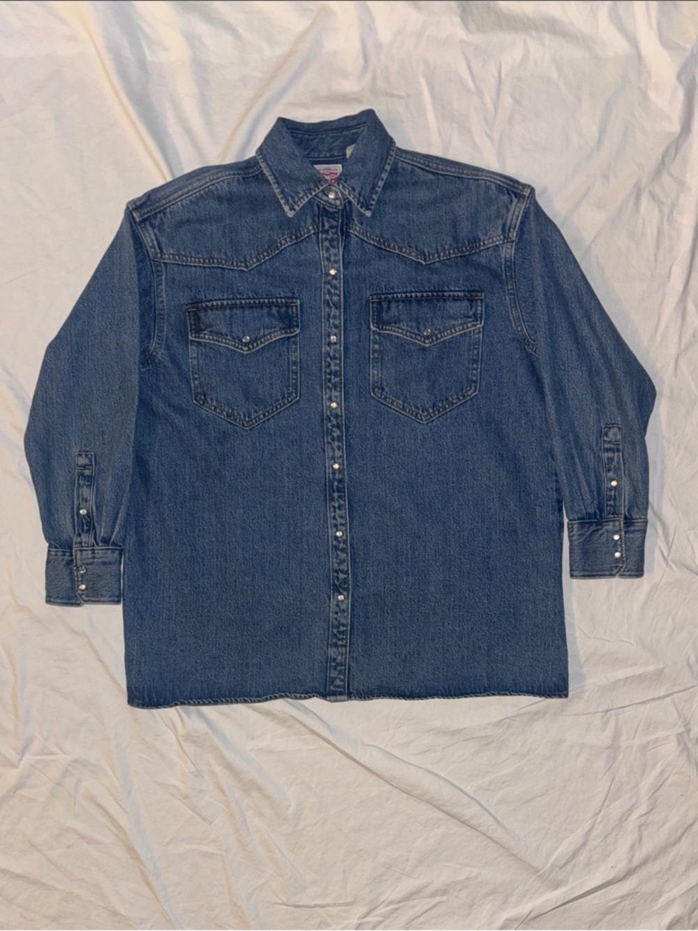 Levi's Women’s Dorsey XL Western Oversized Denim Shirt-Jacket - Small